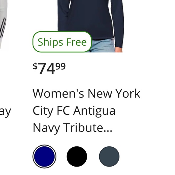 NYC FC women’s size small 3/4 zip. - Picture 4 of 4